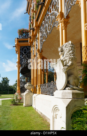 Hluboka Castle, Hluboka nad Vltavou, South Bohemia, Czech Republic Stock Photo