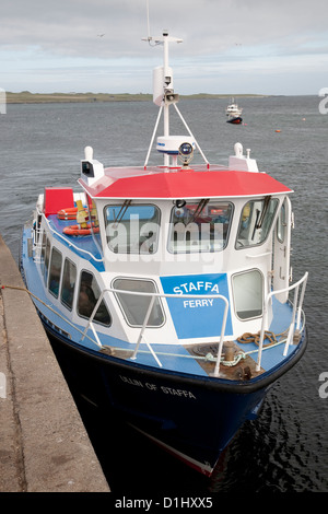 Staffa Ferry from Fionnphort, Isle of Mull, Scotland Stock Photo