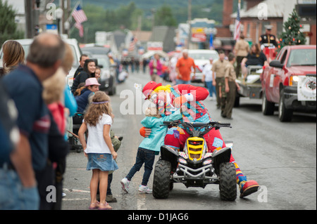 Acadian Festival Parade, Madawaska, Maine, United States of America Stock Photo