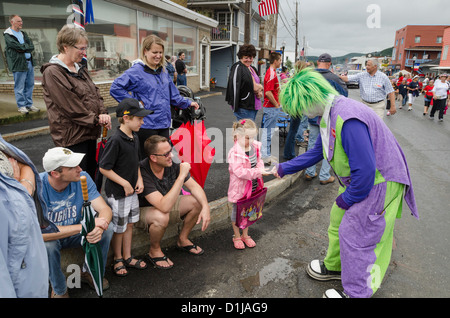 Acadian Festival Parade, Madawaska, Maine, United States of America Stock Photo