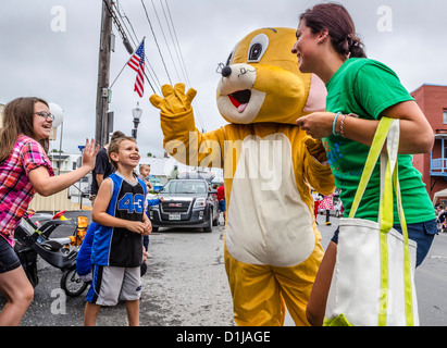 Acadian Festival Parade, Madawaska, Maine, United States of America Stock Photo