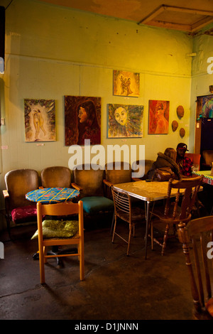 The Unurban Cafe, Coffee House, West Los Angeles, California, USA Stock Photo
