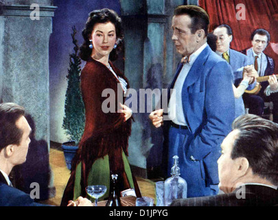 Die Barfuessige Graefin  Barefoot Contessa,  Ava Gardner, Humphrey Bogart Nachtclub-Taenzerin Maria Vargas (Ava Gardner) wird Stock Photo