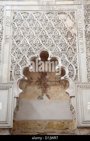 Ancient oriental decoration of the Mosque-Cathedral in Cordoba, Andalusia, Spain Stock Photo