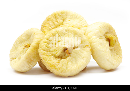 dried figs isolated on white background Stock Photo