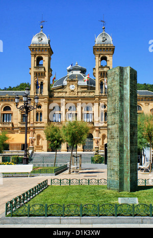 City Hall in San Sebastian (Donostia), Spain Stock Photo