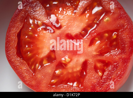 Tomato cross-section Stock Photo