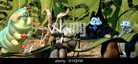 Das Grosse Krabbeln   Bug's Life, A   Heimlich, Slim, Francis, Rosie, Flik *** Local Caption *** 1998  Walt Disney / Pixar Stock Photo