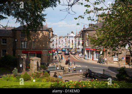 Clitheroe town centre, Clitheroe, Lancashire Stock Photo - Alamy