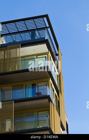 Modern Architecture in the Property Development Hafencity in Hamburg, Germany Stock Photo