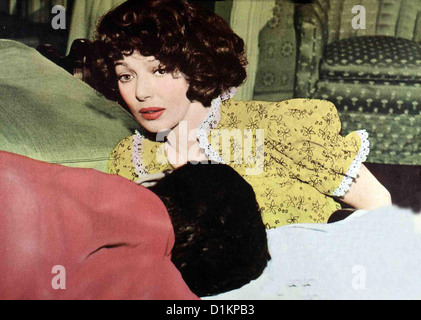 Grund Zur Aufregung  Cause Alarm  Loretta Young, Barry Sullivan Seine Frau Ellen (Loretta Young) versucht, den teuflischen Plan Stock Photo