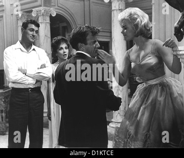 Happy End Im September  Come September  Rock Hudson, Gina Lollobrigida, Sandra Dee, Bobby Darin Sandy (Sandra Dee) hat die Stock Photo