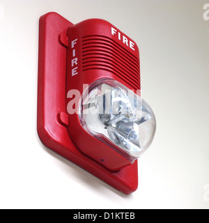 fire alarm red light