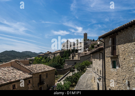 Medieval town Sos del Rey Católico in Aragón, Spain Stock Photo