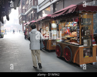 city god Temple street shanghai Stock Photo