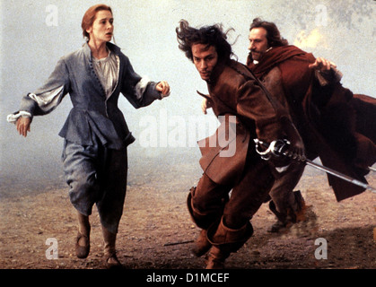 Cyrano Von Bergerac  Cyrano De Bergerac  Anne Brochet, Vincent Perez, Gerard Depardieu Weil er ebenso gut dichten wie fechten Stock Photo