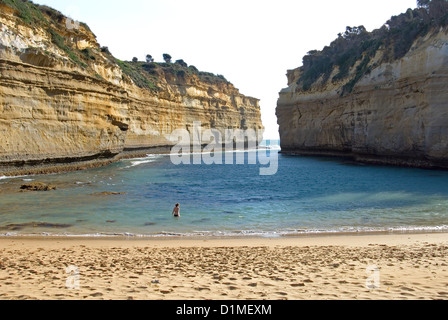 The breathtaking beauty of Loch Ard Gorge, Southern Victoria, Australia Stock Photo