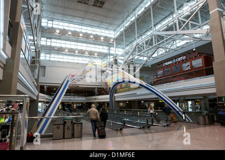 Concourse C Of Denver International Airport, Denver Colorado USA Stock ...