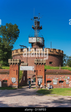 Former fortress Fort Aniola, also 'Castel Sant'Angelo' from 1858, Swinoujscie, West Pomerania, Poland, Europe Stock Photo