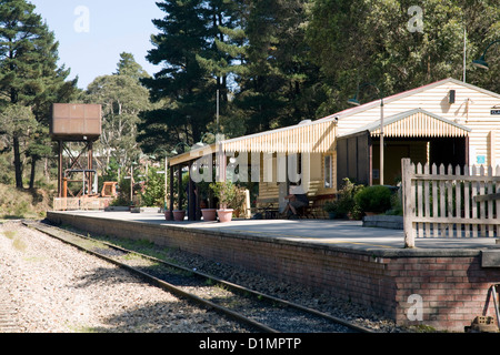 clarence station on the zig zag railway,new south wales Stock Photo