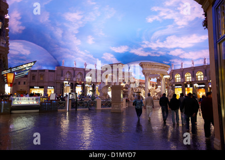 inside they also have the fake sky - Picture of Paris Las Vegas