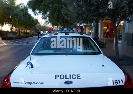 metro metropolitan police squad patrol police car Las Vegas Nevada USA ...
