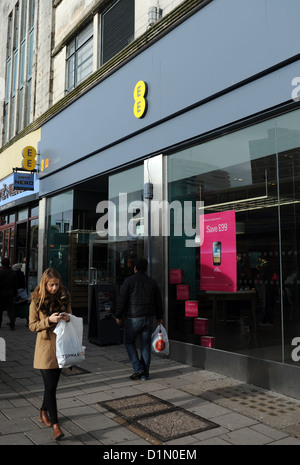 The EE mobile phone shop in Brighton UK Stock Photo