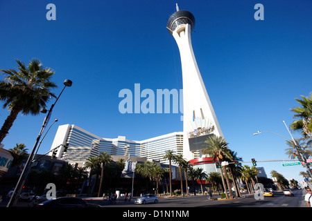 stratosphere hotel tower and casino Las Vegas Nevada USA Stock Photo