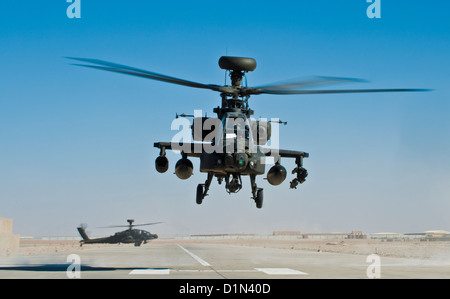 AH-64 Apache Helcopter Stock Photo