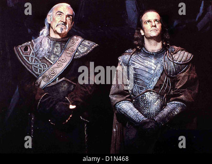 Highlander Ii - Die Rueckkehr  Highlander Ii.: Quickening  Sean Connery, Christopher Lambert McLeod (Christopher Lambert,r) Stock Photo