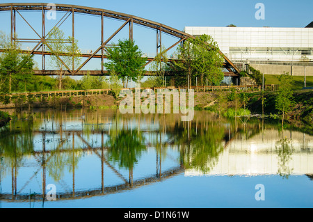 William J. Clinton Presidential Library and Museum, Little Rock, Arkansas Stock Photo