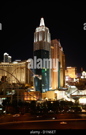 new york new york resort hotel and casino Las Vegas Nevada USA Stock Photo