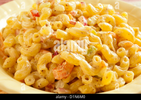 Macaroni Salad, American Style Stock Photo