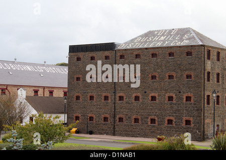 The Old Bushmills Distillery, County Antrim, Northern Ireland Stock Photo