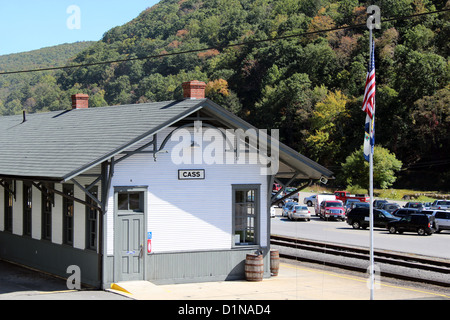 Cass Scenic Railroad State Park, West Virginia, USA Stock Photo