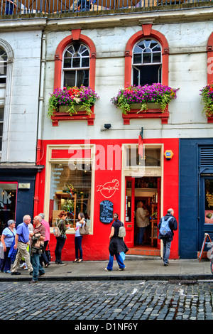 Demijohn shop, Edinburgh, Scotland Stock Photo