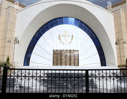 Newly Constructed Orthodox Cathedral of the Resurrection of Christ in Tirana Stock Photo
