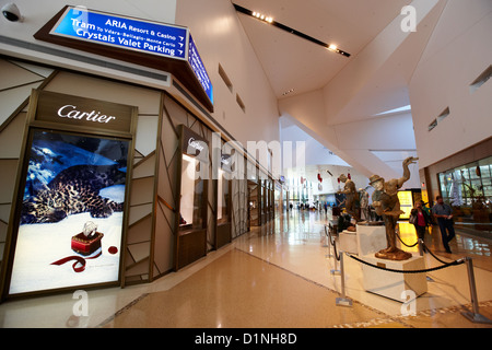 The Shops at Crystals an upscale shopping mall in the CityCenter