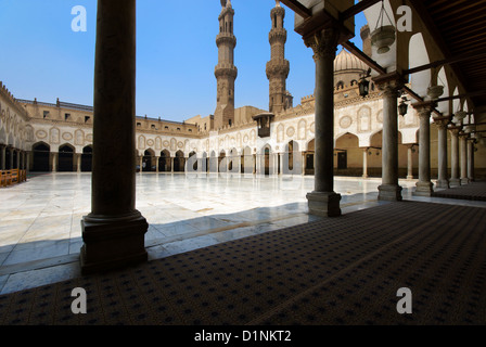 Al-Azhar Mosque in Cairo Stock Photo