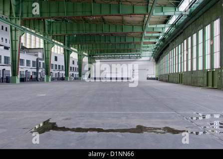 Berlin, Germany, in the disused Tempelhof Airport Hanger Stock Photo