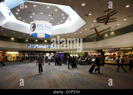 interior of San Francisco International Airport California USA Stock Photo