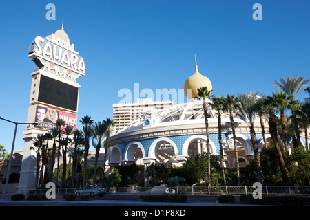 sahara hotel and casino Las Vegas Nevada USA Stock Photo