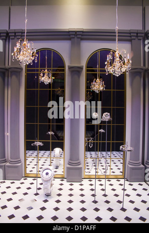 Swarovski showcase store window Rome Italy Via Condotti shopping Stock ...