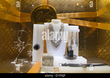 Swarovski showcase store window Rome Italy Via Condotti shopping Stock ...