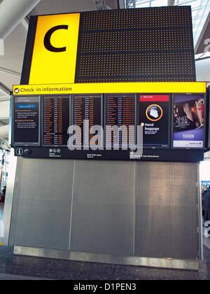 Heathrow Airport Terminal 5, Hillingdon, London, England, United Kingdom Stock Photo