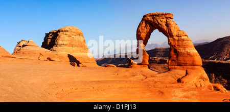 Delicate Arch, Arches NP, Utah, USA Stock Photo