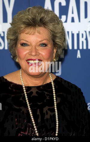 Jan. 2, 2013 - Patti Page, the singer best known for hits in the 1950s such as 'Tennessee Waltz' and '(How Much Is That) Doggie in the Window,' died Tuesday at age 85. PICTURED: May 9, 2001 - PATTI PAGE at the 36TH Academy Of Country Music Awards at Universal Amphitheatre. (Credit Image: © Fitzroy Barrett/Globe Photos/ZUMAPRESS.com) Stock Photo