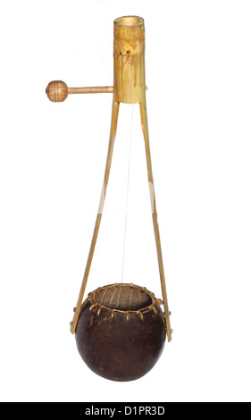 One stringed musical instrument known as Ektara Stock Photo