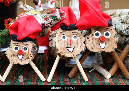 Christmas logs. Typical tradition in Catalonia, Spain. Stock Photo