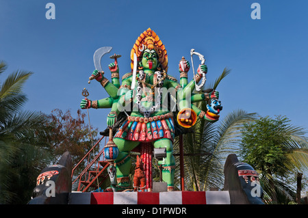 Kali Amman statue Madurai Tamil Nadu India Stock Photo